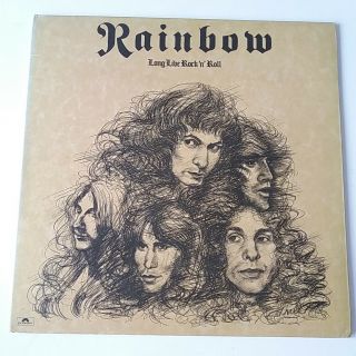 Rainbow - Long Live Rock N Roll - Vinyl Lp,  Insert Uk 1st Press Textured Sleeve