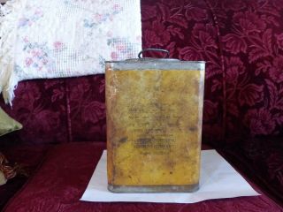 very rare early j.  i.  case threshing machine co.  oil can with screw on lid 4