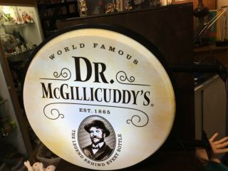 Dr McGillicuddy ' s Lighted Double Sided Pub Bar Mancave Sign in Metal Frame 2