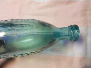 Quart Light Green Hinged Washington Taylor Historical Flask GI - 37 Dyottville 7