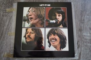 The Beatles “let It Be” U.  K White Vinyl Lp Pressing 1978 In Near
