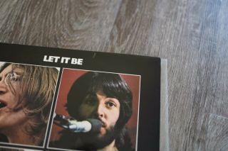 The Beatles “Let It Be” U.  K white vinyl LP pressing 1978 in near 3