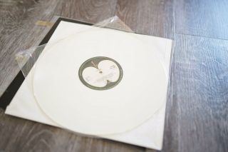 The Beatles “Let It Be” U.  K white vinyl LP pressing 1978 in near 8