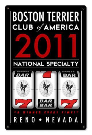 Boston Terrier Club Of America 2011 Event Signs - Qty Of 10 For Countryfolk4563