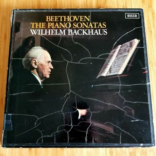 Backhaus Beethoven Piano Sonatas Complete 10lp Box Set Decca Sxla 6452 - 61 Uk Ed1