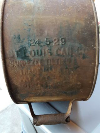 Antique Sinclair Opaline Motor Oil Rocker Can 1929 14 