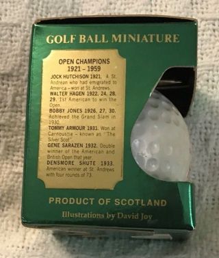 1982 Old St.  Andrews Scotch Whisky Golf Ball Decanter Scotland 4