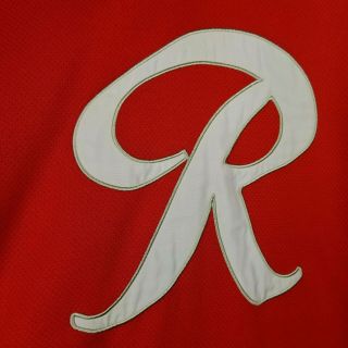 Rainier Beer Hockey Jersey Mens Size XL Casual Industrees Streetwear Red Shirt 6