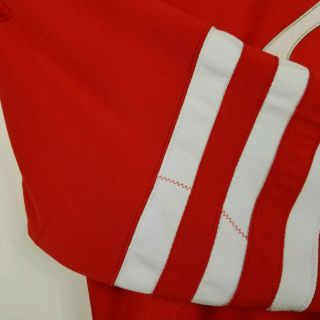 Rainier Beer Hockey Jersey Mens Size XL Casual Industrees Streetwear Red Shirt 7