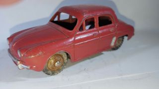 Dinky 24e Renault Dauphine In Red.  All.