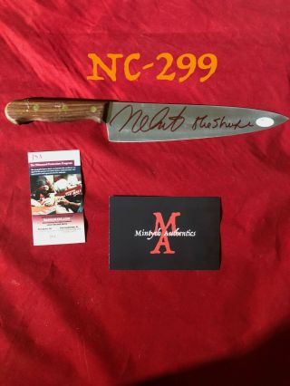 Nick Castle Auto Signed Knife Halloween Michael Myers Beckett Authentic