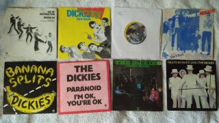 Bundle Of 8 The Dickies 7 " Coloured Vinyl Released 70s/80s