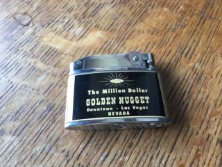 Vintage Casino Lighter THE GOLDEN NUGGET in Las Vegas 2