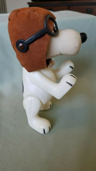 Vintage SNOOPY PEANUTS Pocket Doll WWI FLYING ACE 7” 1966 3