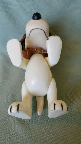 Vintage SNOOPY PEANUTS Pocket Doll WWI FLYING ACE 7” 1966 6