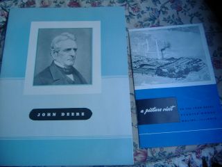 Vintage John Deere Moline,  Illinois Early Plant Booklet,  And History Of John De