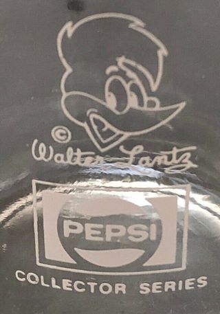 Rare 1970s Pepsi Space Mouse Walter Lantz Character Glass 6.  25” 5