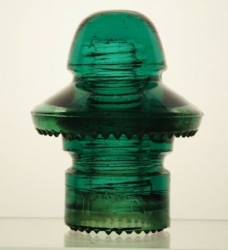 Vnm Aqua H.  G.  Co.  /patent May 2,  1893 " Tramp " Style Transposition Glass Insulator