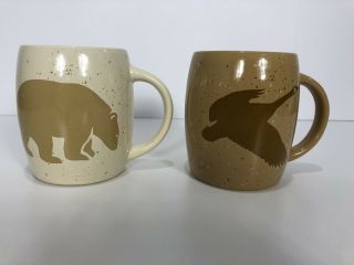 Tim Hortons 2016 Limited Edition No.  016 Canada Goose & Bear Coffee Tea Cup Mugs