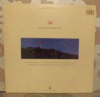 Very Rare DEPECHE MODE Music For The Masses UK 1st Press CLEAR VINYL 1987 LP EX, 4
