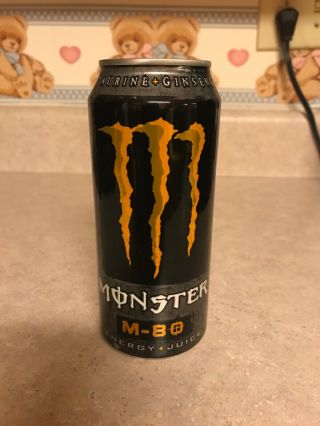 Rare Monster Energy Can Pre - Release M - 80 Hard To Find