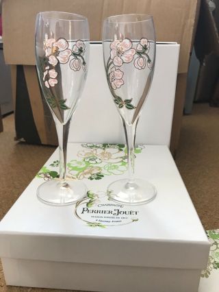 Four Perrier Jouet Champagne Glasses