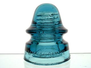 - Dark Delft Blue Mclaughlin No 19 Signal Glass Insulator