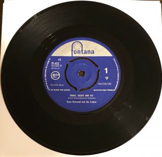 Brian Diamond And The Cutters Shake Shout And Go 7” 45 Fontana Tf452 Jimmy Page