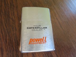 Vintage Caterpillar Lighter 5 Powell Equipment Zippo Canada