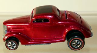 Dte 1969 Hot Wheels Redline 6253 Metallic Magenta Classic 36 Ford Coupe Bl Int