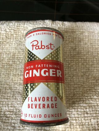 Pabst Ginger Flattop Soda Can