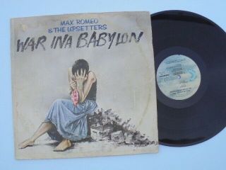 Max Romeo War Ina Babylon Federal Rarest Ja Press,  Lee Perry,  Roots Reggae Lp
