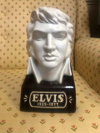 Elvis Bust Liquor Bottle