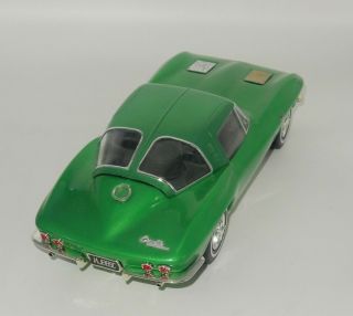 JIM BEAM 1963 CHEVY CORVETTE GREEN REGAL CHINA DECANTER CAR (ONLY 700 IN GREEN) 5