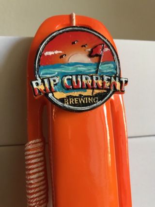 Rip Current Beer Beach Tap Handle - Rare Hard To Find - Nib - San Diego,  Ca