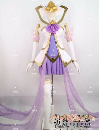 Lol League Of Legends Janna Cosplay Costume Star Guardian Dress Custom Made