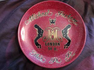 Michael Jackson The O2 Collectable Plate