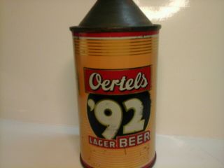 12oz conetop beer can (OERTELS 92 LAGER BEER) by OERTELS brewing co. 5