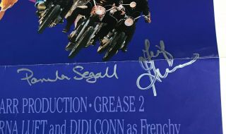 GREASE 2 Cast 8x Multi Signed 27x41 Movie Poster Autographed PSA/DNA LOA 2