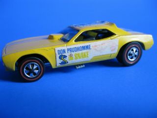 Hot Wheels 1969 Redline Don Prudhomme Plymouth Snake Barracuda Funny Car Vintage