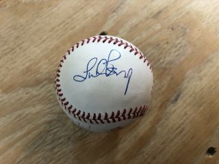 Luke Perry Raquel Welch Mike Nicols Signed Autographed Oml World Series Baseball