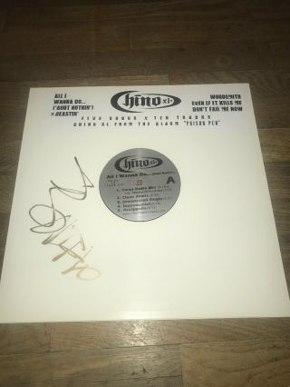 Chino Xl Poison Pen 12” Signed Autographed Lp Vinyl Record Rare Promo Edit