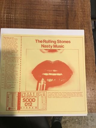 The Rolling Stones - Nasty Music Lp Bootleg Sodd