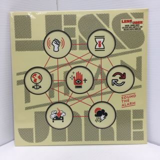 Less Than Jake " Sound The Alarm " Cream/orange Smash Vinyl Record 300 Pressed
