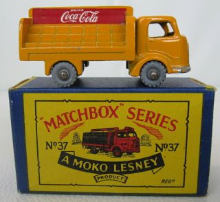 Moko Lesney Matchbox No.  37 Karrier Bantam 2 Ton “coca - Cola "