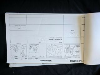 Simpsons Production HOMER SIMPSON,  THIS IS YOUR WIFE Storyboard 59 pgs 2