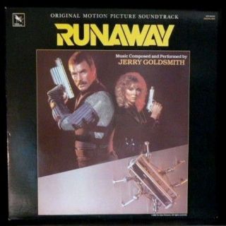 Jerry Goldsmith - Runaway Soundtrack - U.  S 1985 - Near Vinyl Lp