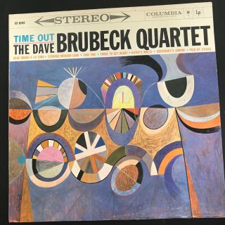 Dave Brubeck Quartet Time Out Lp Columbia Cs 8192 Us 1959 6 - Eye Jazz Take Five