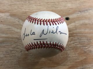 Leslie Nielsen Single Signed Autographed Official Major League Baseball