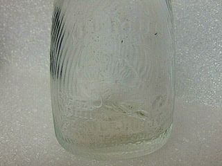 Rare Vintage 5 - 1/2 Oz.  Jumbo Peanut Butter Glass Jar Frank Tea Spice Cinn.  $9.  95
